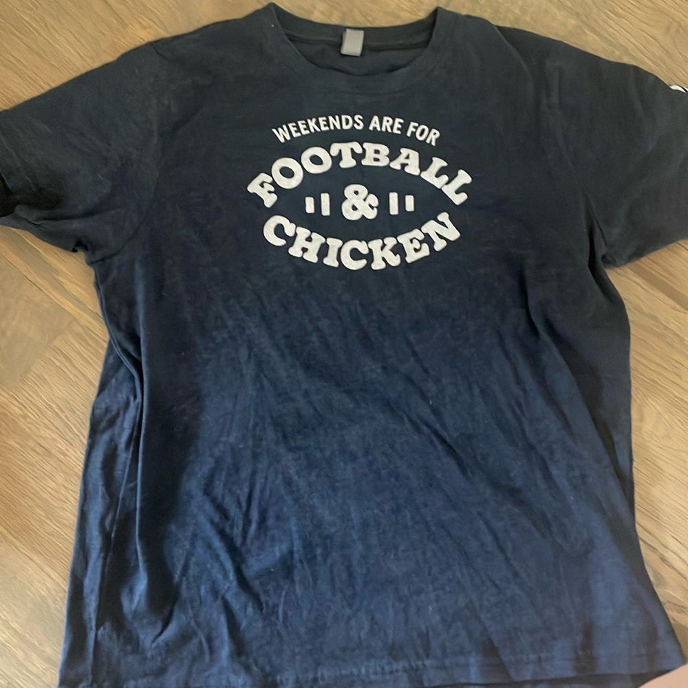 Chick Fil A  Football Tshirt-Youth 14/16